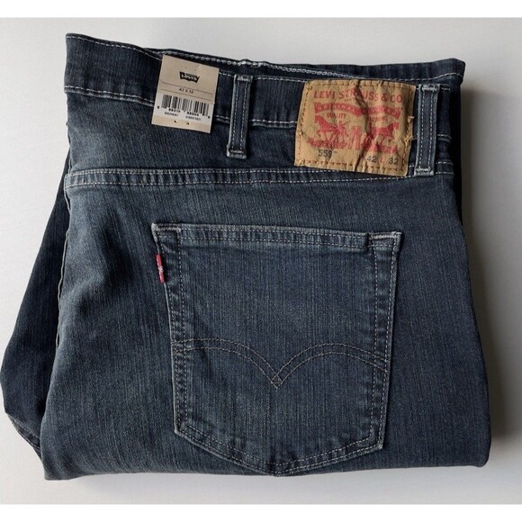 Levi’s 559 Relaxed Straight Men’s Stretch Denim Jeans Size 42x32 - Picture 5 of 15